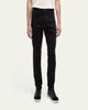 ZEGNA Men's 5-Pocket Black Wash Denim Jeans - 4