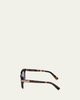 ZEGNA Men's Acetate Square Sunglasses - 3