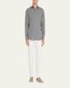 ZEGNA Men's Cashco Melange Sport Shirt - 2