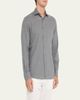 ZEGNA Men's Cashco Melange Sport Shirt - 4
