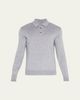 ZEGNA Men's Cashmere-Silk Polo Shirt - 1