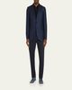 ZEGNA Men's Cashmere and Silk Check Single-Breasted Sport Coat - 2