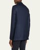 ZEGNA Men's Cashmere and Silk Check Single-Breasted Sport Coat - 3