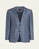 ZEGNA Men's Cashmere and Silk Plaid Sport Coat - 1