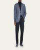 ZEGNA Men's Cashmere and Silk Plaid Sport Coat - 2