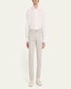 ZEGNA Men's Cotton-Cashmere Cashco Sport Shirt - 2