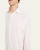 ZEGNA Men's Cotton-Cashmere Cashco Sport Shirt - 5