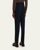 ZEGNA Men's Cotton and Wool Single-Pleated Pants - 3