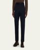 ZEGNA Men's Cotton and Wool Single-Pleated Pants - 4