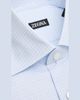 ZEGNA Men's Cotton Small Check Dress Shirt - 2