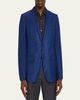 ZEGNA Men's Gingham Check Single-Breasted Sport Coat - 4