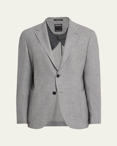 ZEGNA Men's Mélange Trofeo Cashmere Sport Coat