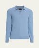 ZEGNA Men's Oasi Cashmere Johnny Collar Polo Sweater - 1