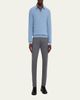 ZEGNA Men's Oasi Cashmere Johnny Collar Polo Sweater - 2