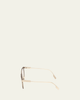 ZEGNA Men's Round Metal Sunglasses - 4