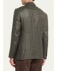 ZEGNA Men's Silk-Cotton Twill Single-Breasted Sport Coat - 3