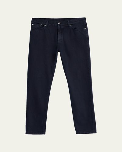 ZEGNA Men's Slim-Fit Marbled Cotton Five-Pocket Pants