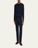 ZEGNA Men's Slim-Fit Marbled Cotton Five-Pocket Pants - 2