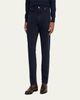 ZEGNA Men's Slim-Fit Marbled Cotton Five-Pocket Pants - 4