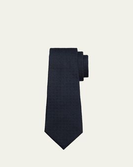 ZEGNA Men's Textured Silk Jacquard Tie