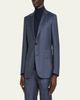 ZEGNA Men's Ticweave Wool Single-Breasted Sport Coat - 4