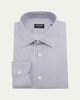ZEGNA Men's Trofeo Cotton Multi-Stripe Dress Shirt - 1