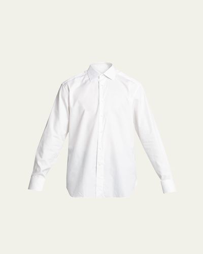 ZEGNA Men's Trofeo Solid Regular-Fit Dress Shirt