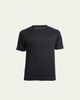 ZEGNA Men's Wool-Stretch Crewneck T-Shirt - 1