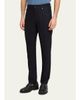 ZEGNA Men's Wool and Cashmere Flannel Five-Pocket Pants - 4