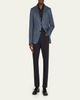 ZEGNA Men's Wool and Cotton Chevron Single-Breasted Sport Coat - 2