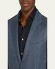 ZEGNA Men's Wool and Cotton Chevron Single-Breasted Sport Coat - 5