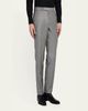 ZEGNA Men's Wool Sharkskin Trousers - 4