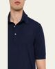 ZEGNA Men's Wool Short-Sleeve Polo Shirt - 5