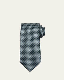 ZEGNA Men's Woven Silk Jacquard Tie