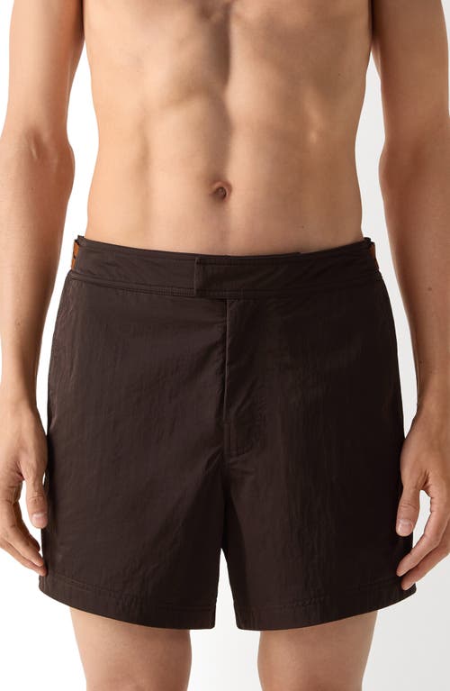 ZEGNA ZEGNA 232 Road Brand Mark Rio Swim Trunks