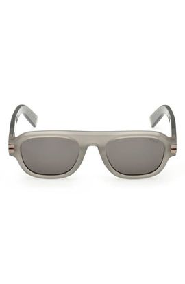 ZEGNA ZEGNA 52mm Geometric Sunglasses