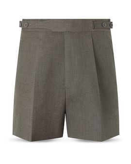 Zegna Zegna Belted x Silk Shorts