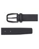 Zegna Zegna Black Smooth Leather Belt - 3