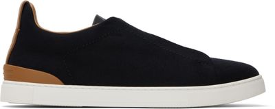 ZEGNA ZEGNA Black #UseTheExisting Wool Triple Stitch Sneakers