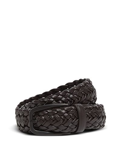 Zegna Zegna Braided Leather Belt