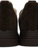 ZEGNA ZEGNA Brown Suede Triple Stitch Sneakers - 2