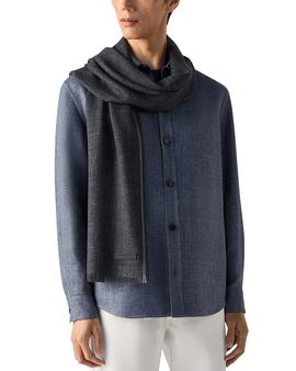 Zegna Zegna Cashmere and Linen Scarf