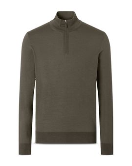Zegna Zegna Cashseta Zip Mock Sweater