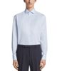 Zegna Zegna Centoventimila Cotton Micro Striped Regular Fit Dress Shirt - 1