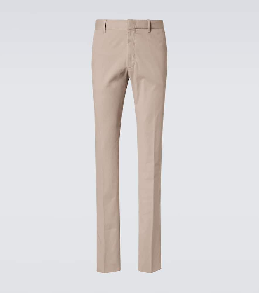 Zegna Zegna Cotton-blend straight pants