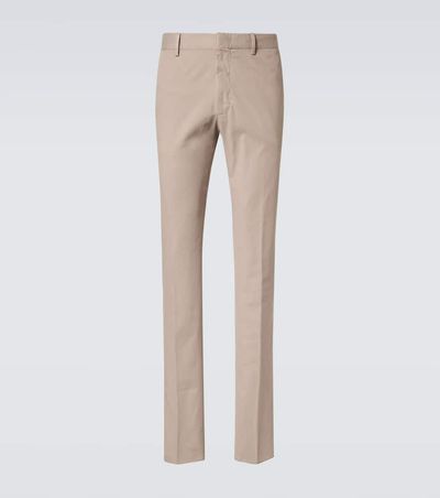 Zegna Zegna Cotton-blend straight pants