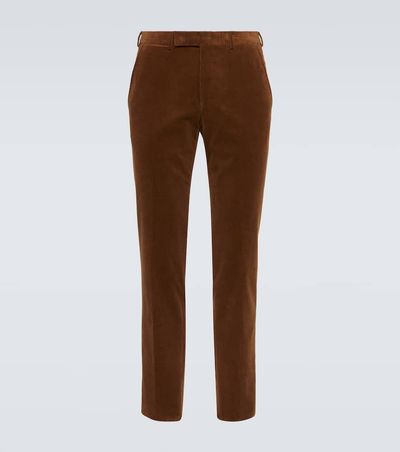 Zegna Zegna Cotton and cashmere corduroy slim pants