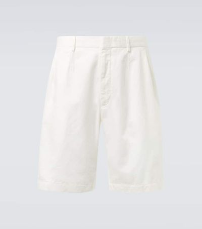 Zegna Zegna Cotton and linen Bermuda shorts