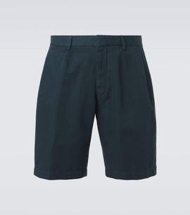 Zegna Zegna Cotton and linen shorts
