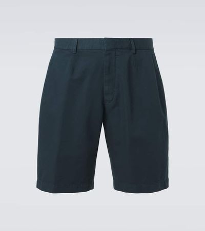Zegna Zegna Cotton and linen shorts